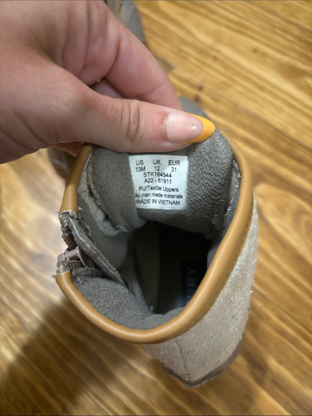 Sperry Saltwater Duck Boots Girls Size 13 - Picture 3 of 6